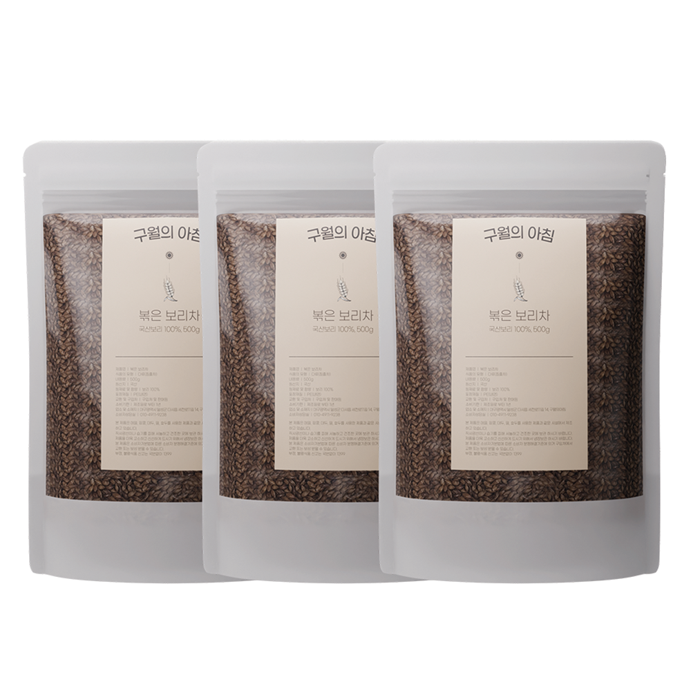구월의아침 매일 쪄서볶은 국산 보리차, 500g, 1개입, 3개 10,910원