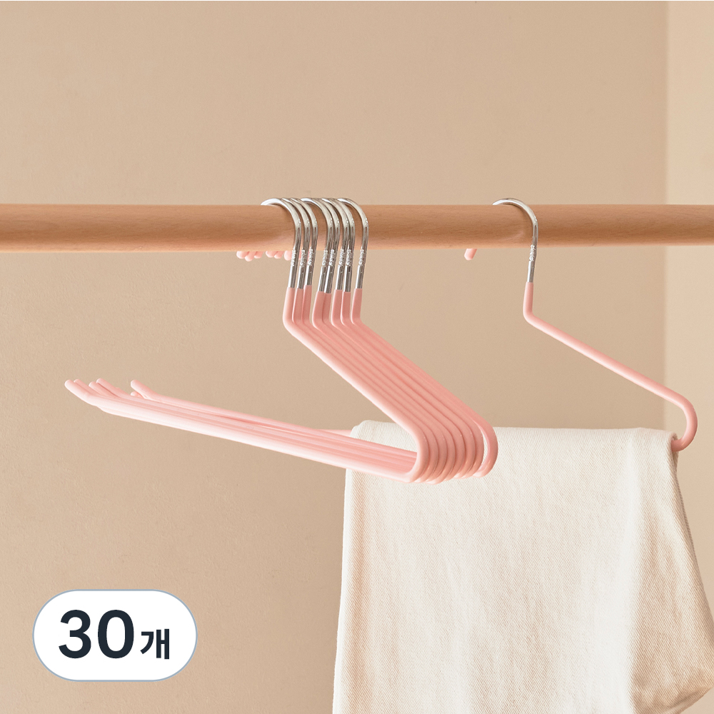 진심감성 논슬립 바지걸이, 베이비핑크, 30개 17,800원