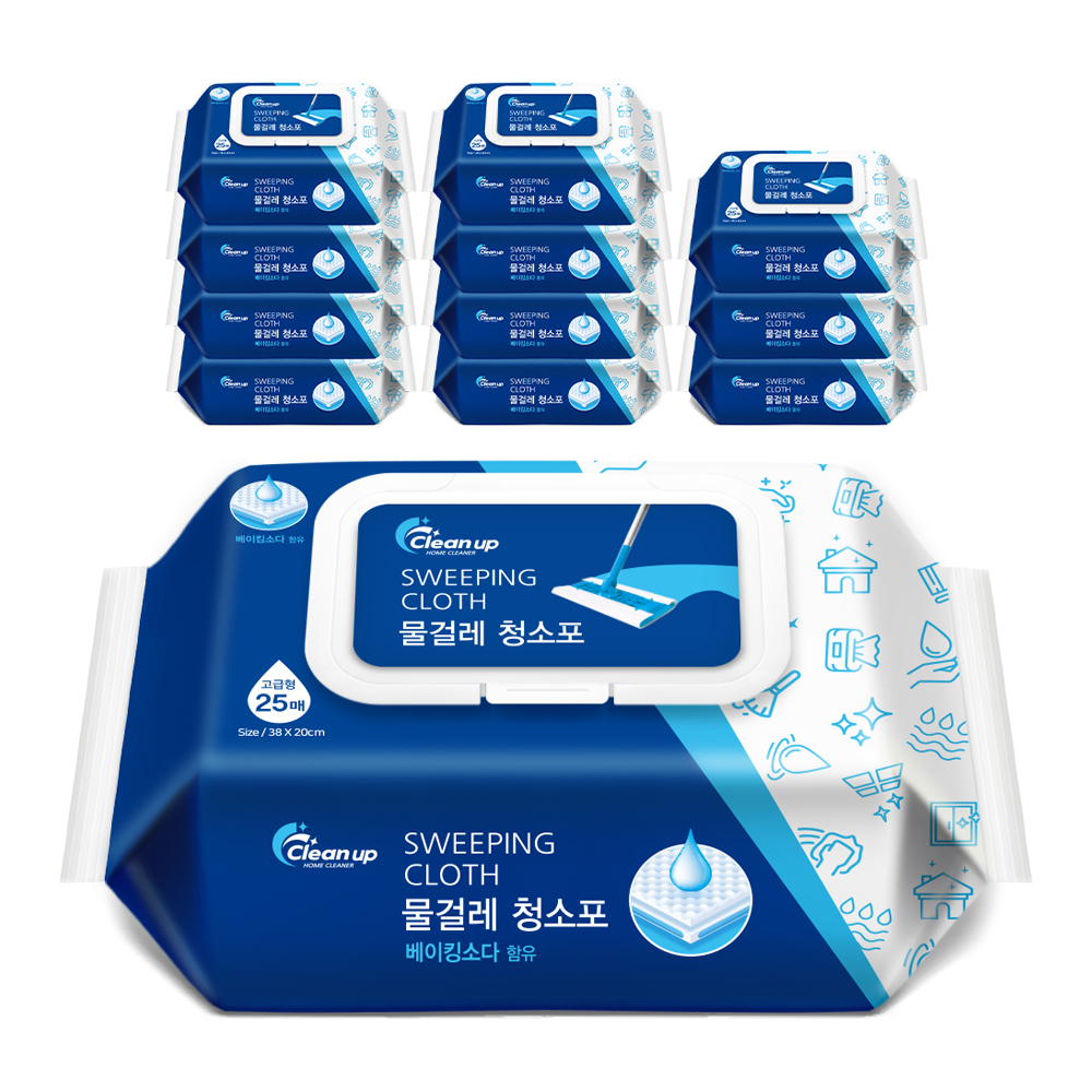 클린업 물걸레 청소포 특대형 25매 34,460원