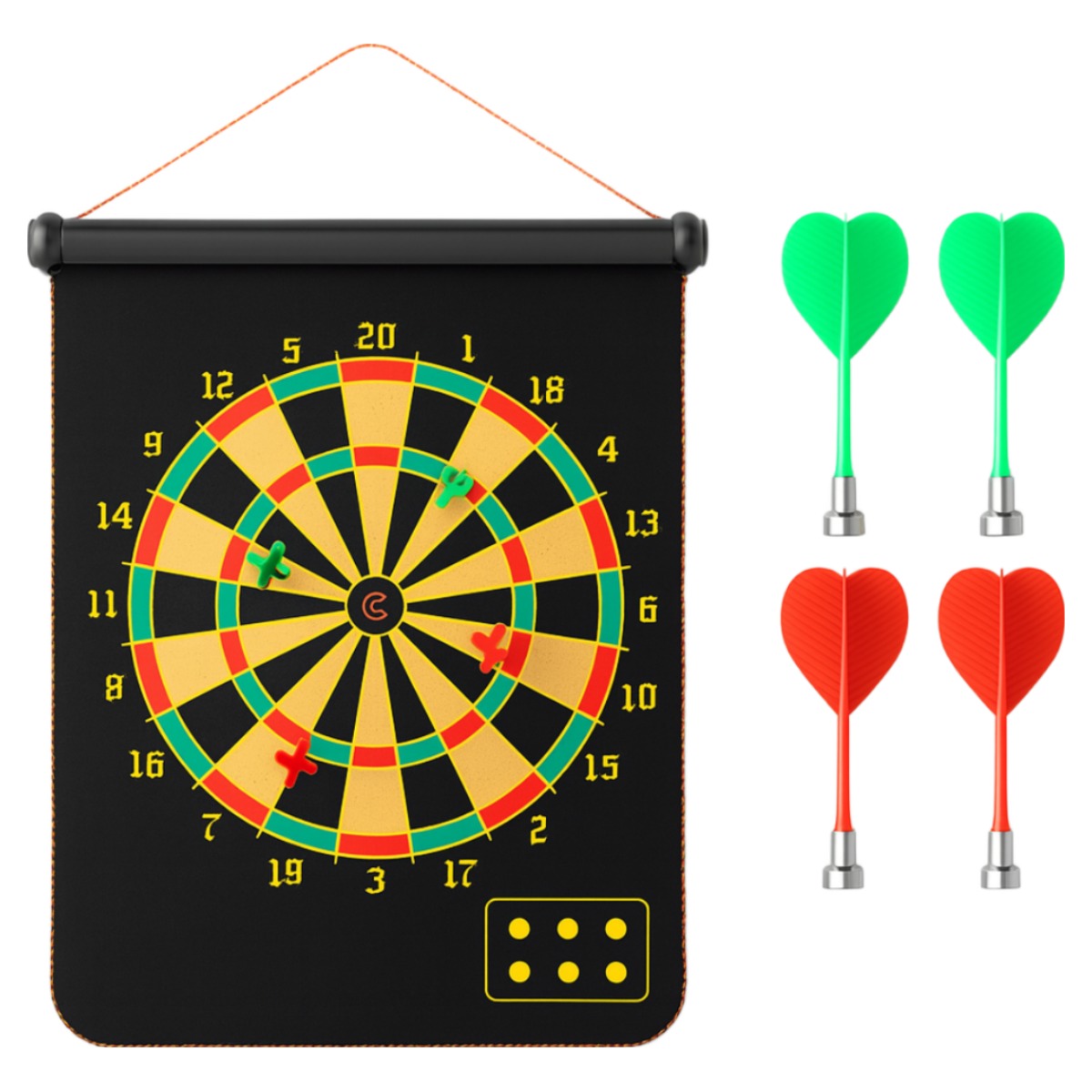 자석 양면 다트판 + 다트핀 2종 x 3p 세트, 1세트 14,700원
