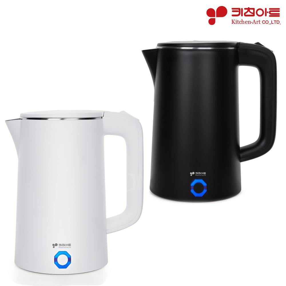 키친아트 304스텐레스 통주물 무선 전기주전자 1.8L전기포트 무선포트 무선주전자 물끓이기 티포트 27,900원