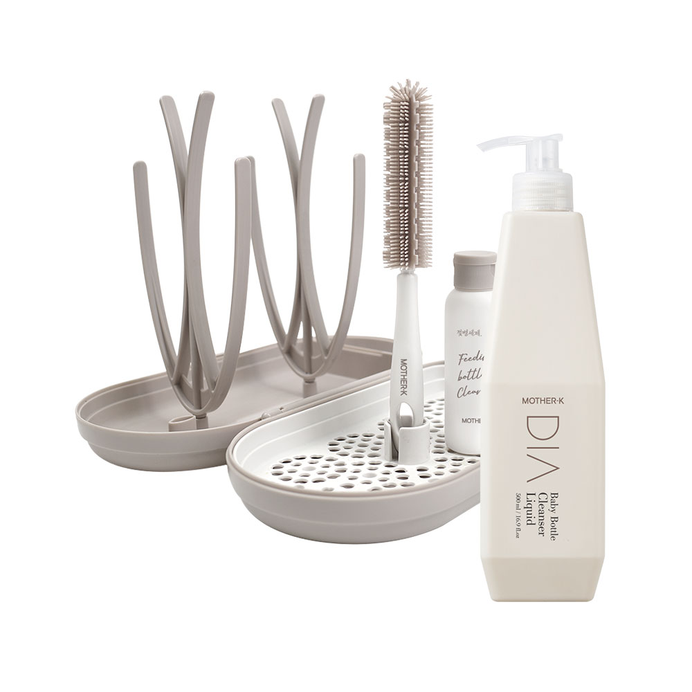 마더케이 휴대용 젖병 건조대 세트 + 디아 젖병 세정제 36,790원