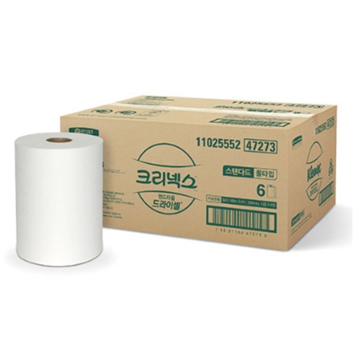 크리넥스 드라이셀 스탠다드 R160 6롤 1박스 47273 39,000원