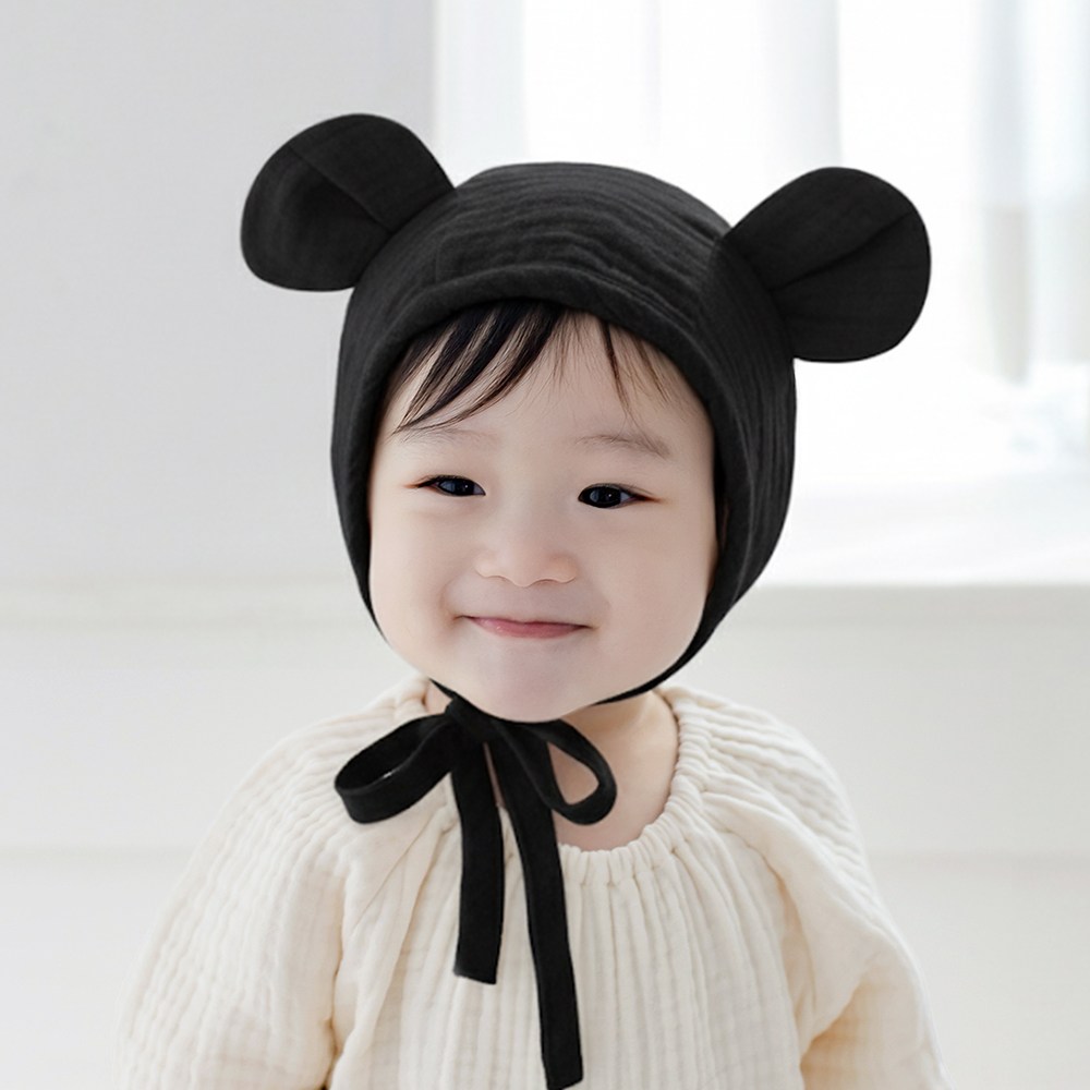 리뗀클로르 마우스거즈햇 아기동물모자 신생아귀달이비니모자 화이트 18,800원