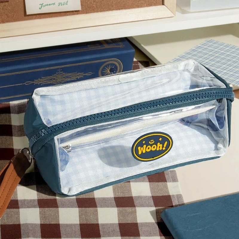 앤루프 3단 투명 필통 대용량 멀티 수납 파우치 7,900원