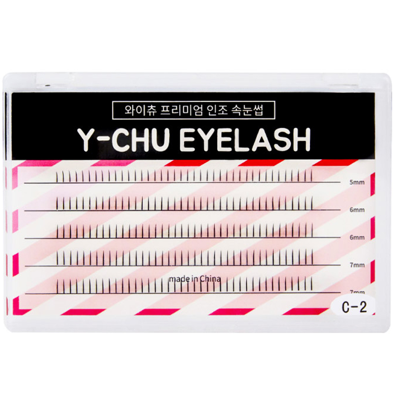 와이츄 프리미엄 언더 부분속눈썹 6mm C-2-4, 블랙, 200개 7,900원