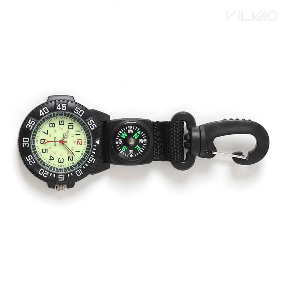 빌바오 카라비너 야광 스포츠 시계 블랙 낚시용시계 32,800원