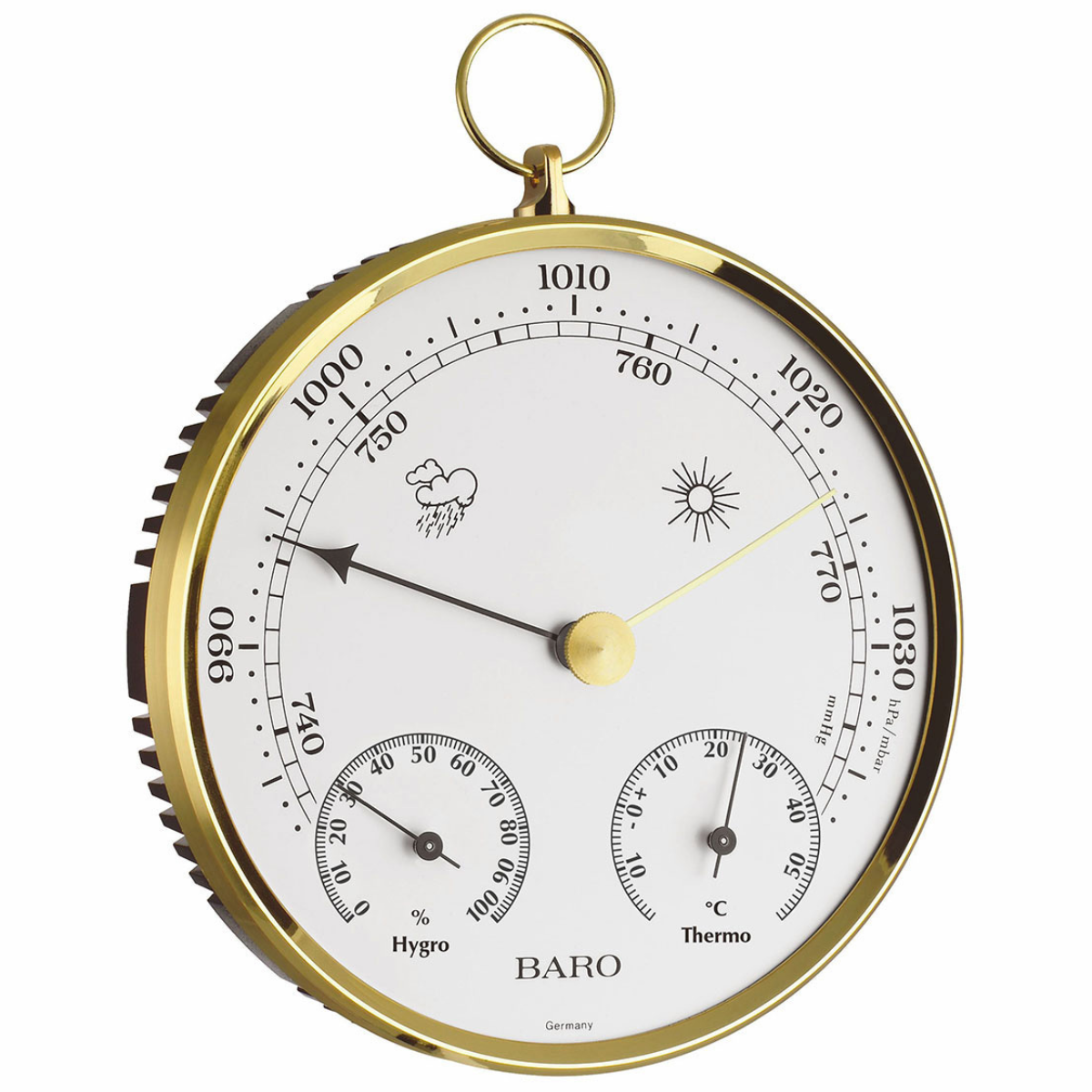 20.3006.32, 아날로그 실내외 온습도기압계, 온도습도기압 기상측정기, 1개 77,000원