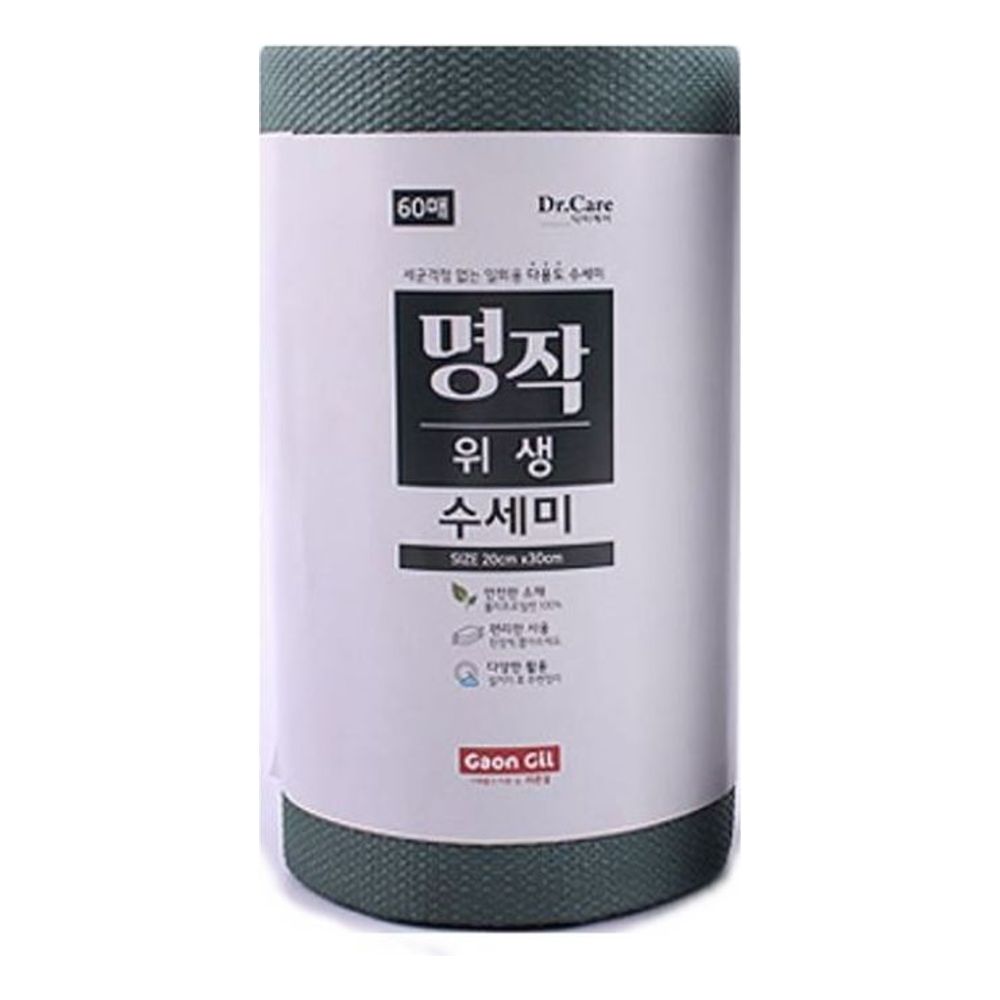 명작 일회용 수세미(60매) 카키+419xW 9,070원