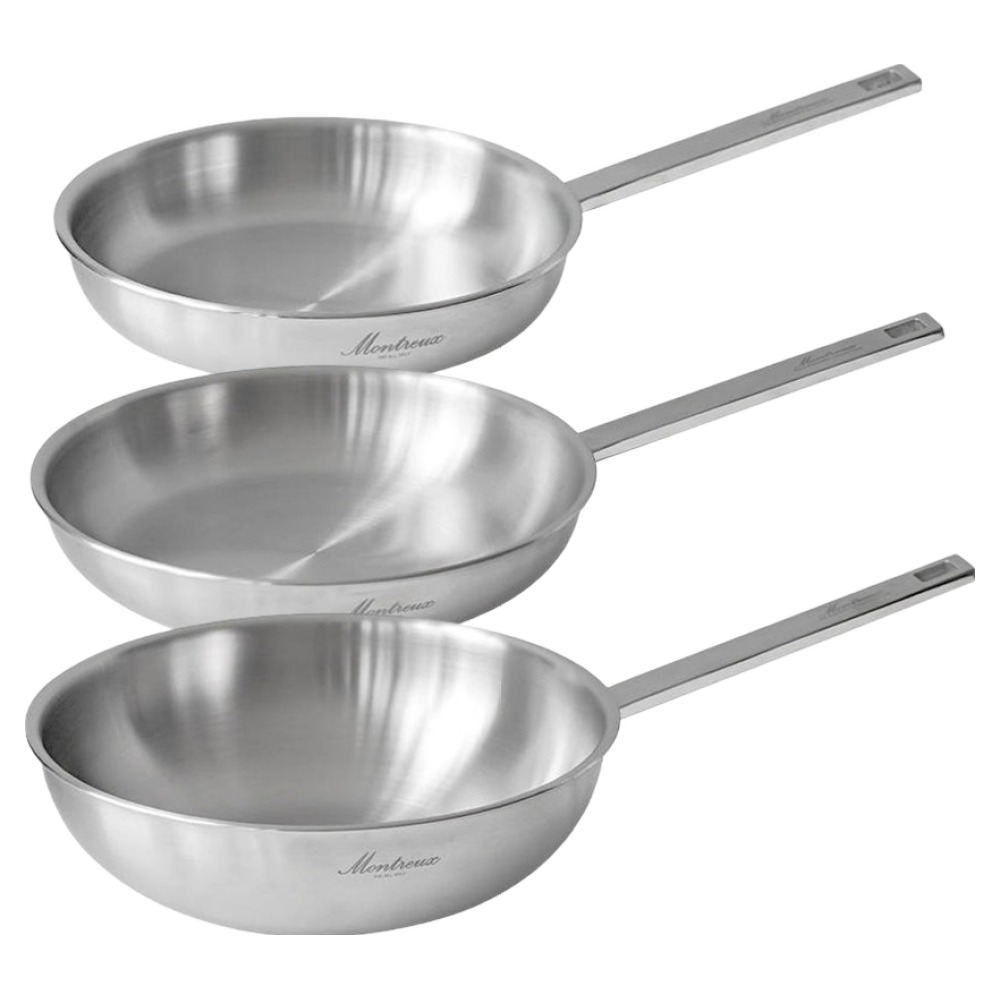 몬트렉스 인덕션 316 통5중 스텐프라이팬 + 궁중팬 세트 3개 386,650원