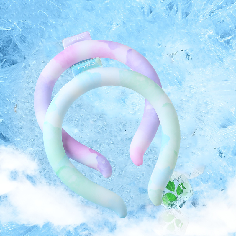 NY20 최신형 1초만에 빙하기 아이스 넥쿨러, 핑크+그린, 1개 24,800원