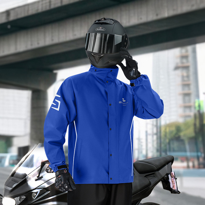 레인커터 기본형 오토바이 우비 상하의, 블루 40,000원