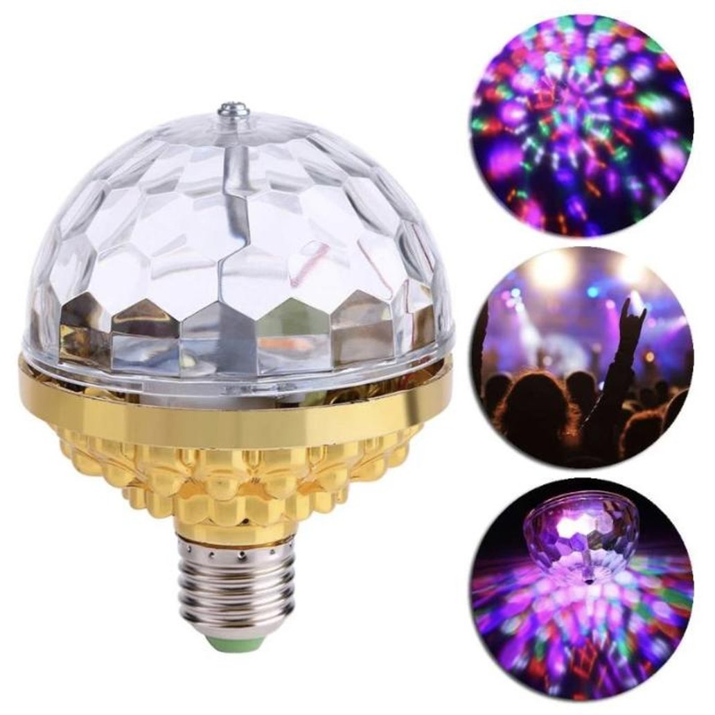 컬러 회전 전구 E27 매직 라이트 미니 RGB 프로젝션 램프 파티 DJ 디스코 실내 9,500원