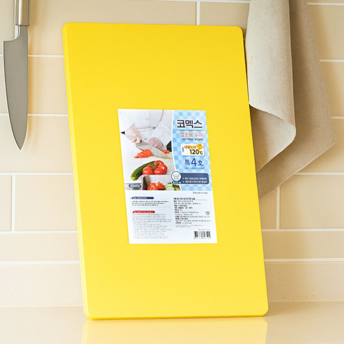 코멕스 국산 업소용도마 특4호 600x350x13.5, 옐로우 16,590원