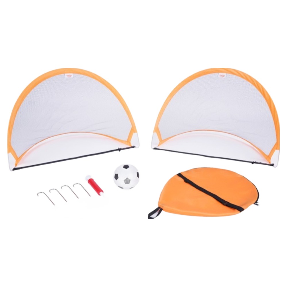 아이워너 짐앤키즈 팝업 미니 축구 골대 2p + 공 + 펌프 + 가방 + 핀 세트 17,840원