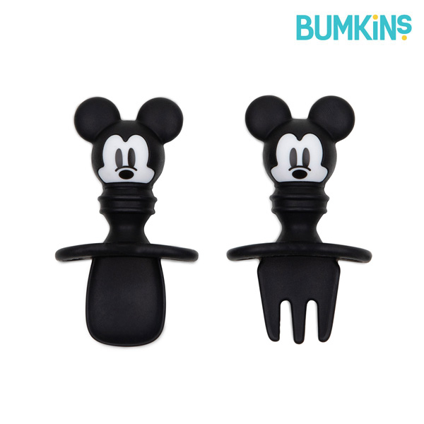 범킨스 자기주도 이유식 아기 유아 베이비 실리콘 스푼포크 세트 + 케이스, 미키, 1개 16,900원