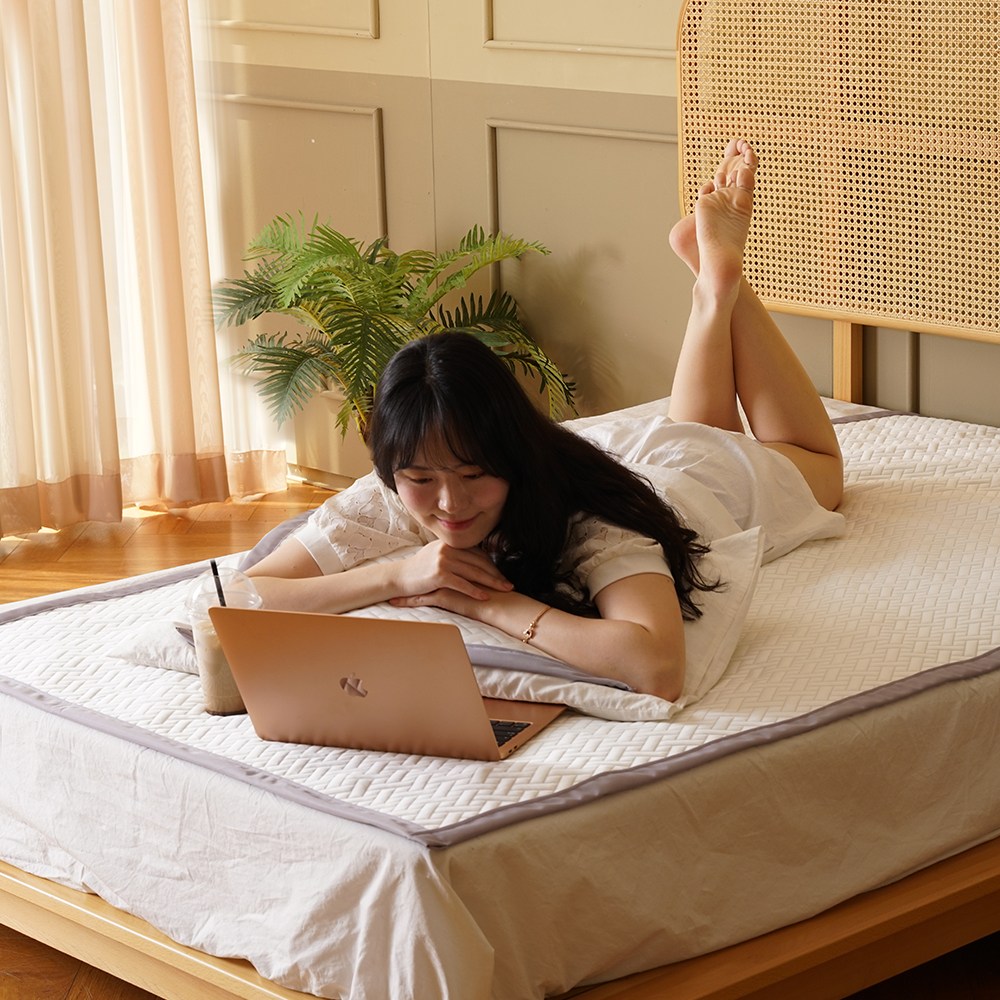 유어홈 듀라아이스 냉감 쿨매트 화이트, 쿨매트, 화이트 59,800원