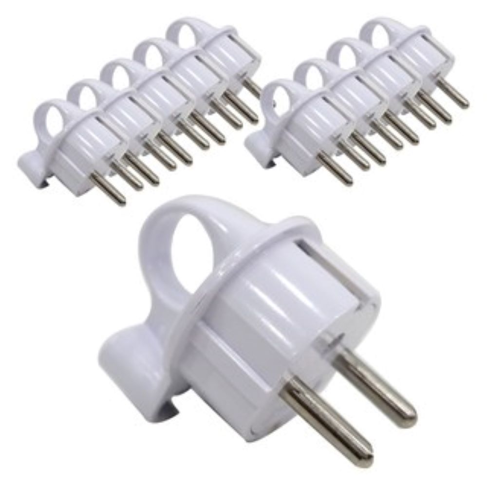 청사기공 원스탑 이물질차단 접지 기역자 돼지코 AC 플러그 3,500원