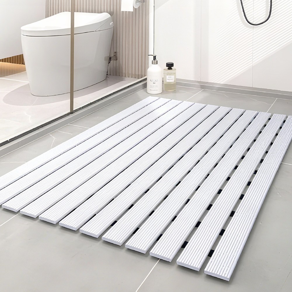 오웨테 미끄럼방지매트 욕실매트 베란다매트 항균 물빠짐, 화이트, 1개 9,000원