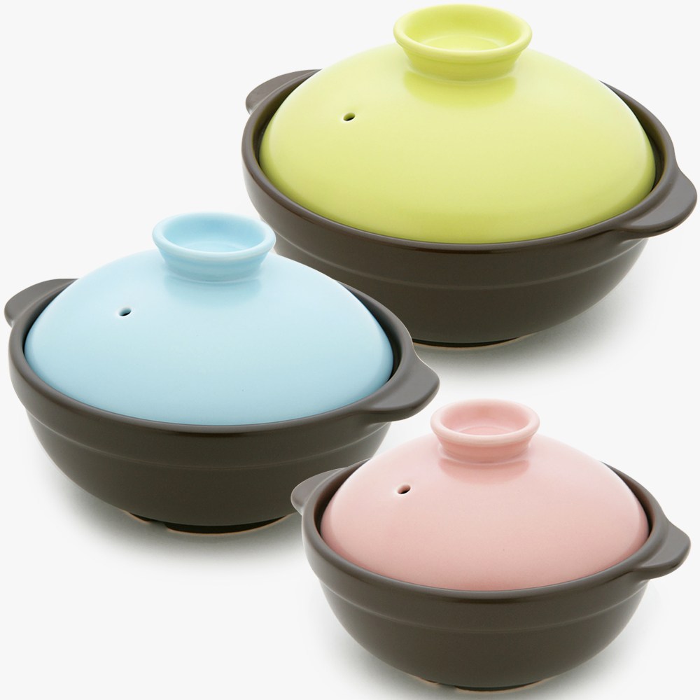 네오플램 모모 파스텔 뚝배기 3종세트(13+16+18cm) 98,000원