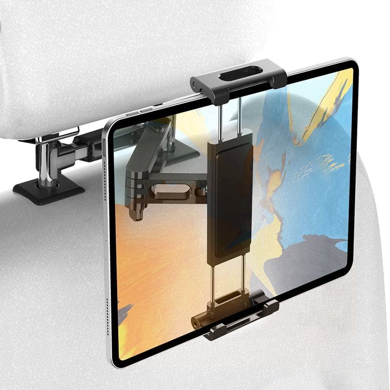 아이베리 HQ 차랑용 태블릿 휴대폰 헤드레스트 거치대 + 다용도 후크 걸이, 1세트, 단일색상 19,850원