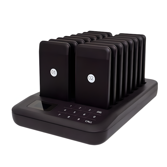 벨로시 가성비 진동벨 무선 카페 커피 진동 순번 대기표 번호표 벨 카드형 차임 업소용 콜, 블랙 145,000원