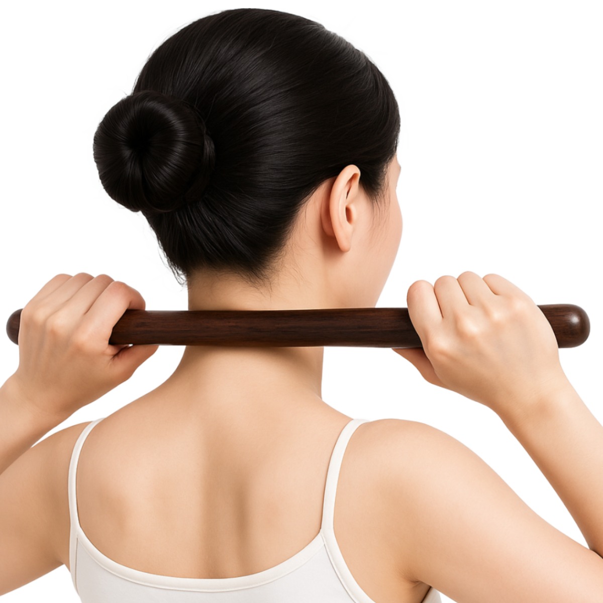 힐목 통증완화 목어깨 지압 마사지봉, 42cm,원목, 1개 19,000원