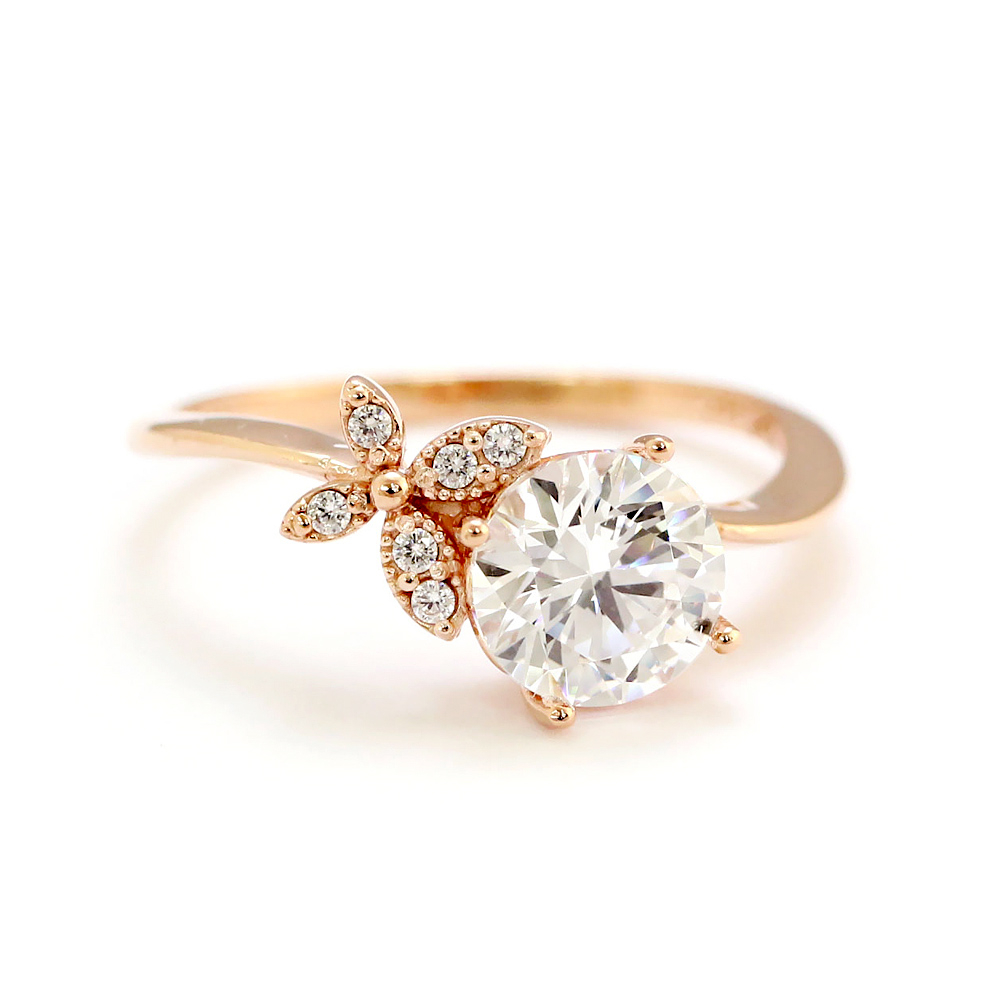 에버링 18K 엘플라워 파베 1캐럿 반지_RSDM8501 847,000원