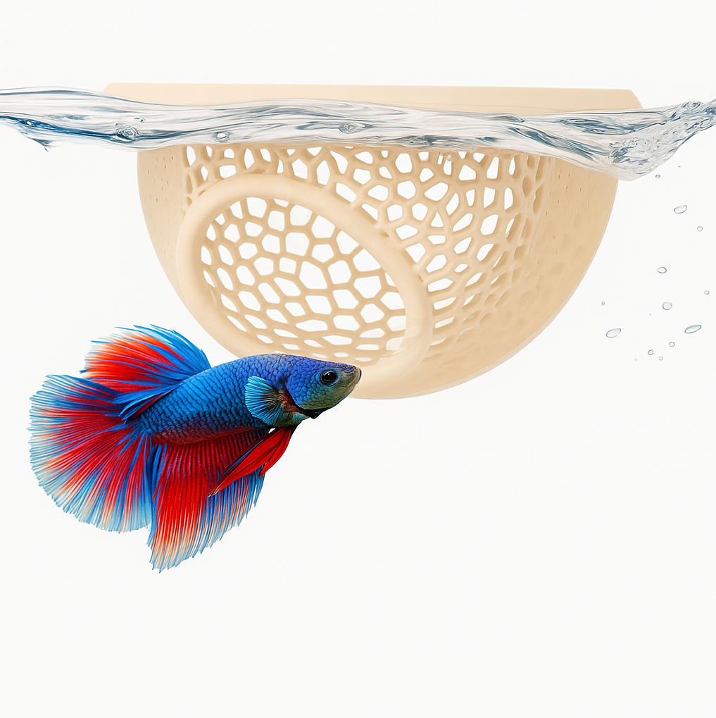 레몽크리프 물고기 베타 침대 플로팅 라운지 은신처 베이지, 1개 5,800원