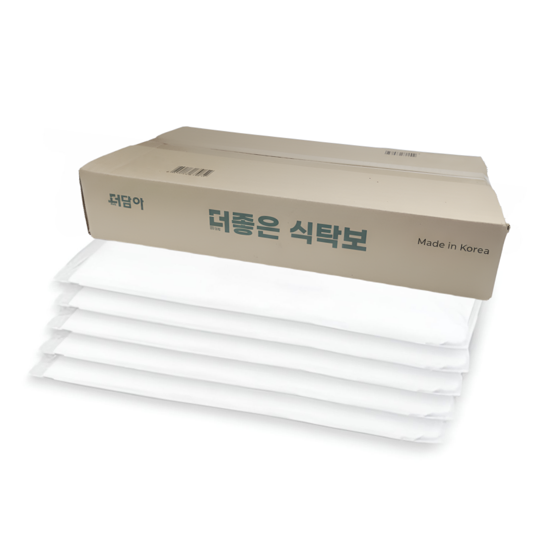 더담아 프리미엄 더좋은 비닐 식탁보 [일반형] 1000매 (250매 x 4박스) 48,900원