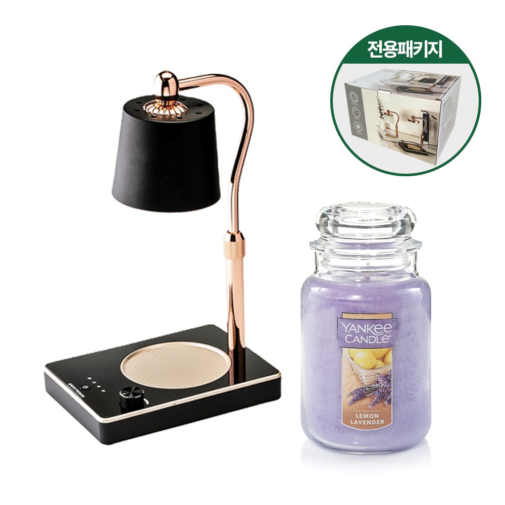 양키캔들 라지자 레몬라벤더+AGM-303B 빛높이 조절 캔들워머 블랙 58,230원