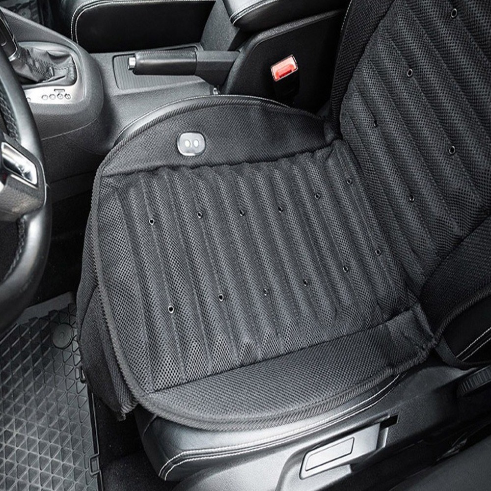 더쎈 차량용 통풍시트 전신 쿨링시트 자동차 운전석 송풍시트 쿨시트 커버 모든 차종 가능, 블랙, 1개 49,000원