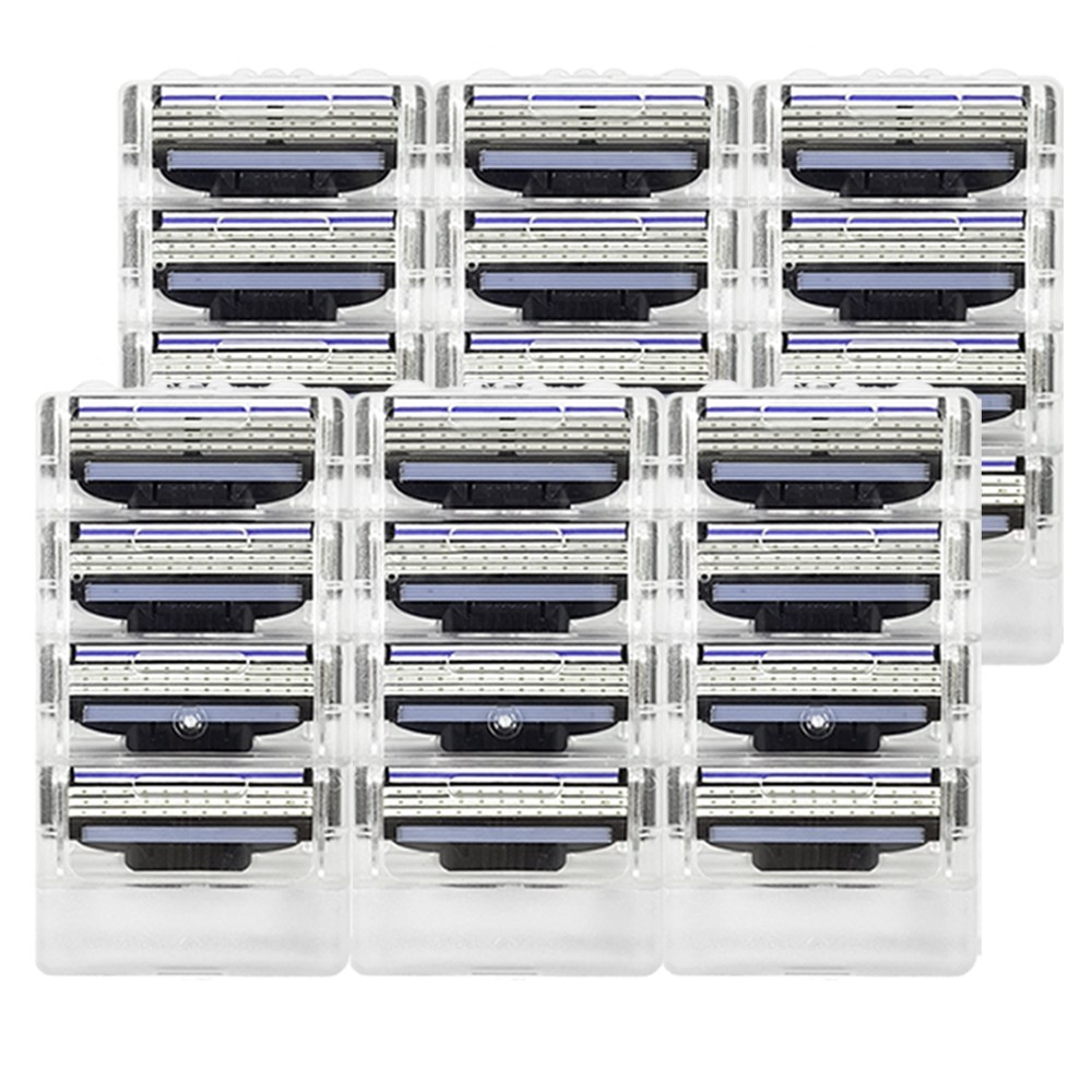 ARES 면도날 질레트 마하3 면도날 호환 24입 5중 날 윤활 스트립 19,800원