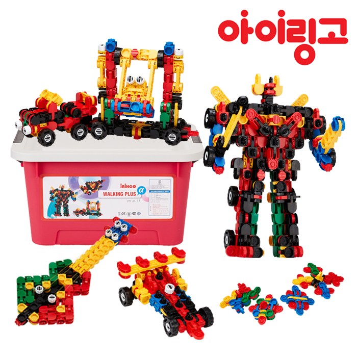 아이링고 5세블럭 워킹플러스알파 블럭장난감, 혼합색상, 1개 137,600원