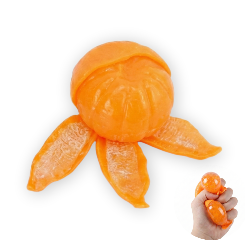 진짜 같은 껍질 까먹는 귤 말랑이 스트레스 해소 피젯토이 쫀득한 장난감, 말랑 쫀득 귤, 1개 6,900원