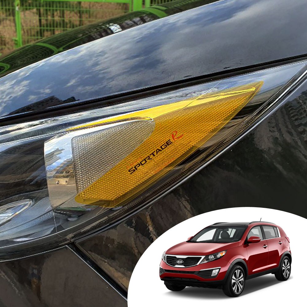 어른킹 스포티지R 헤드라이트 사이드 리플렉터 트랜스 포인트 컬러 필름 로고 데칼 스티커 7,200원