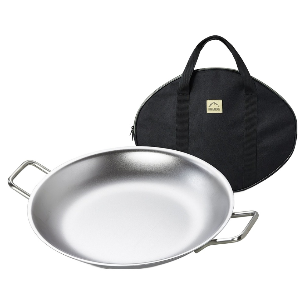 벨락 통3중 무연마제 실키 스텐 그리들팬 36cm + 전용가방 세트, 단일 색상, 1세트 79,200원