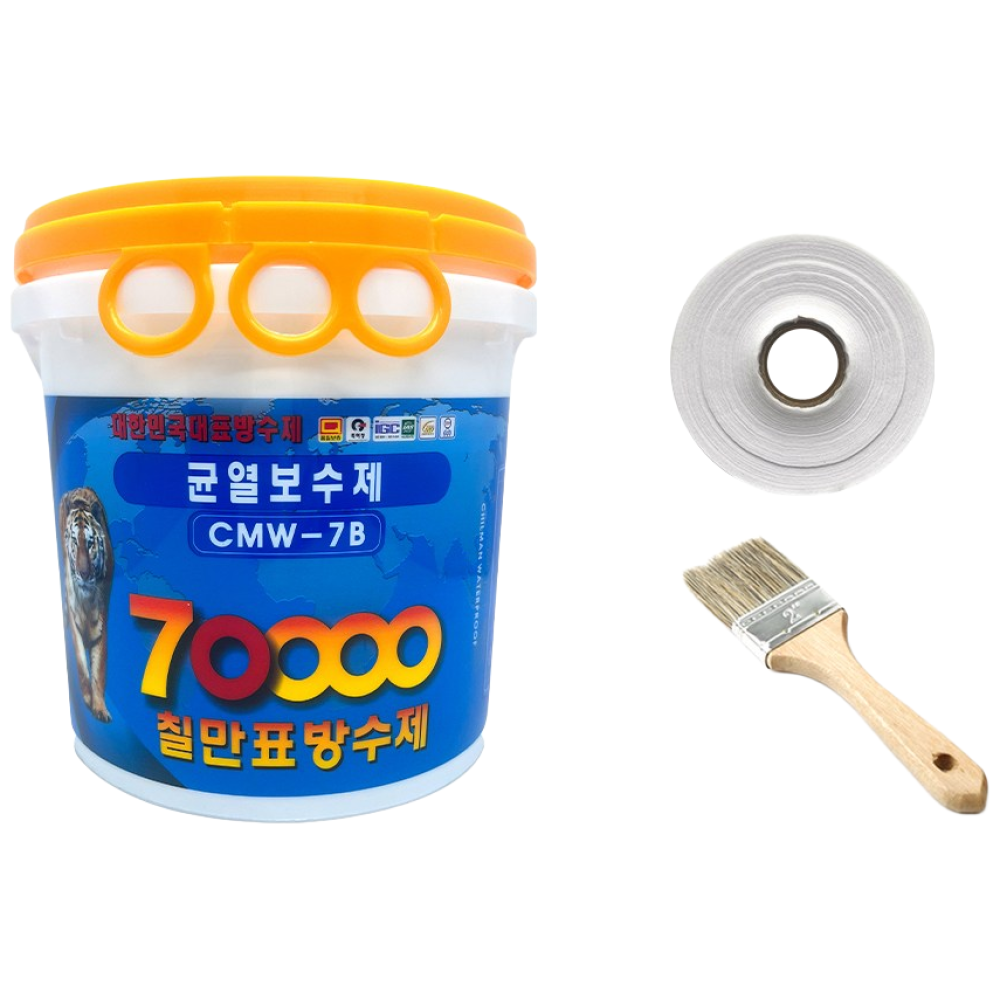 칠만표 방수제 CMW-7B 균열보수제 옥상 바닥 벽체 균열 보수 2L, 1세트, 현재가 34,000원
