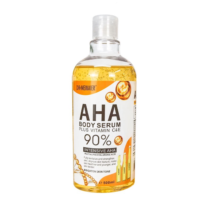AHA body serum 500ml AHA 바디 세럼 500ml 각질 제거 피부 미백 각질 제거 새로운 피부 미백 90% 세럼 화이트닝 30,000원