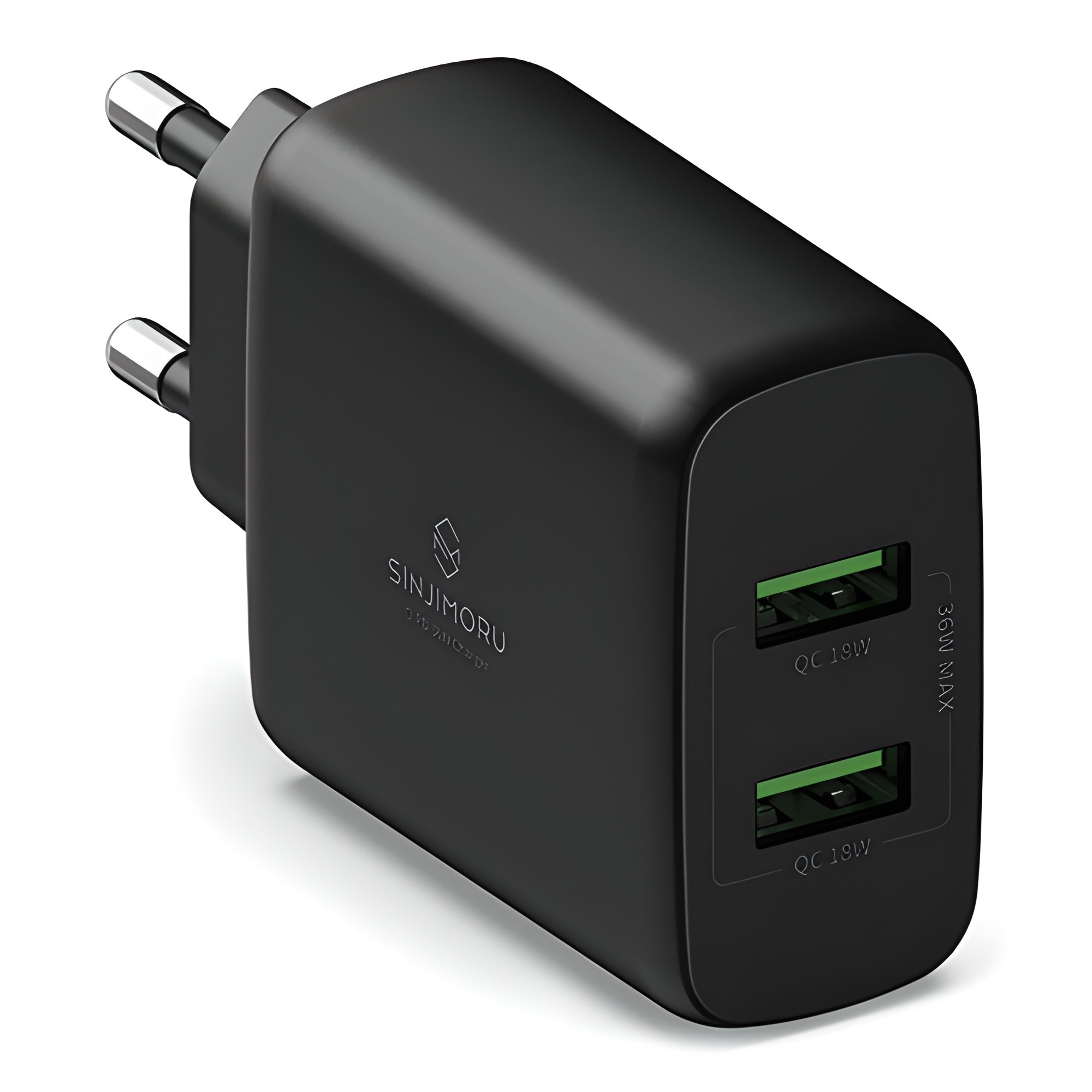 신지모루 오피디 36W QC3.0 듀얼포트 고속충전기, 블랙, 1개 12,150원