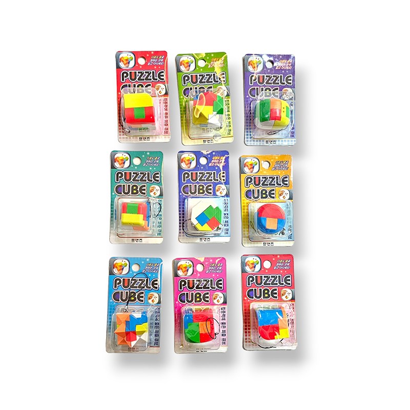 어린이 두뇌발달 입체도형만들기 칠교놀이 입체퍼즐 퍼즐 큐브, 단품 900원