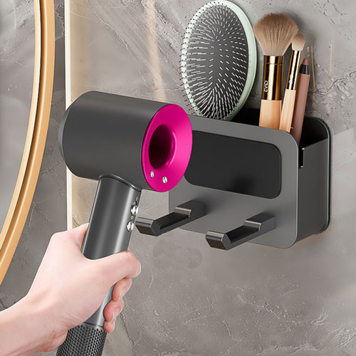 무타공마켓 프리미엄 기스방지 드라이기거치대 접착식 수납형 16,400원