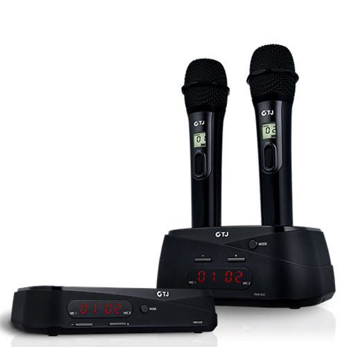 TJ미디어 태진 무선마이크 TMW-80 노래방마이크 2채널 마이크 310,000원