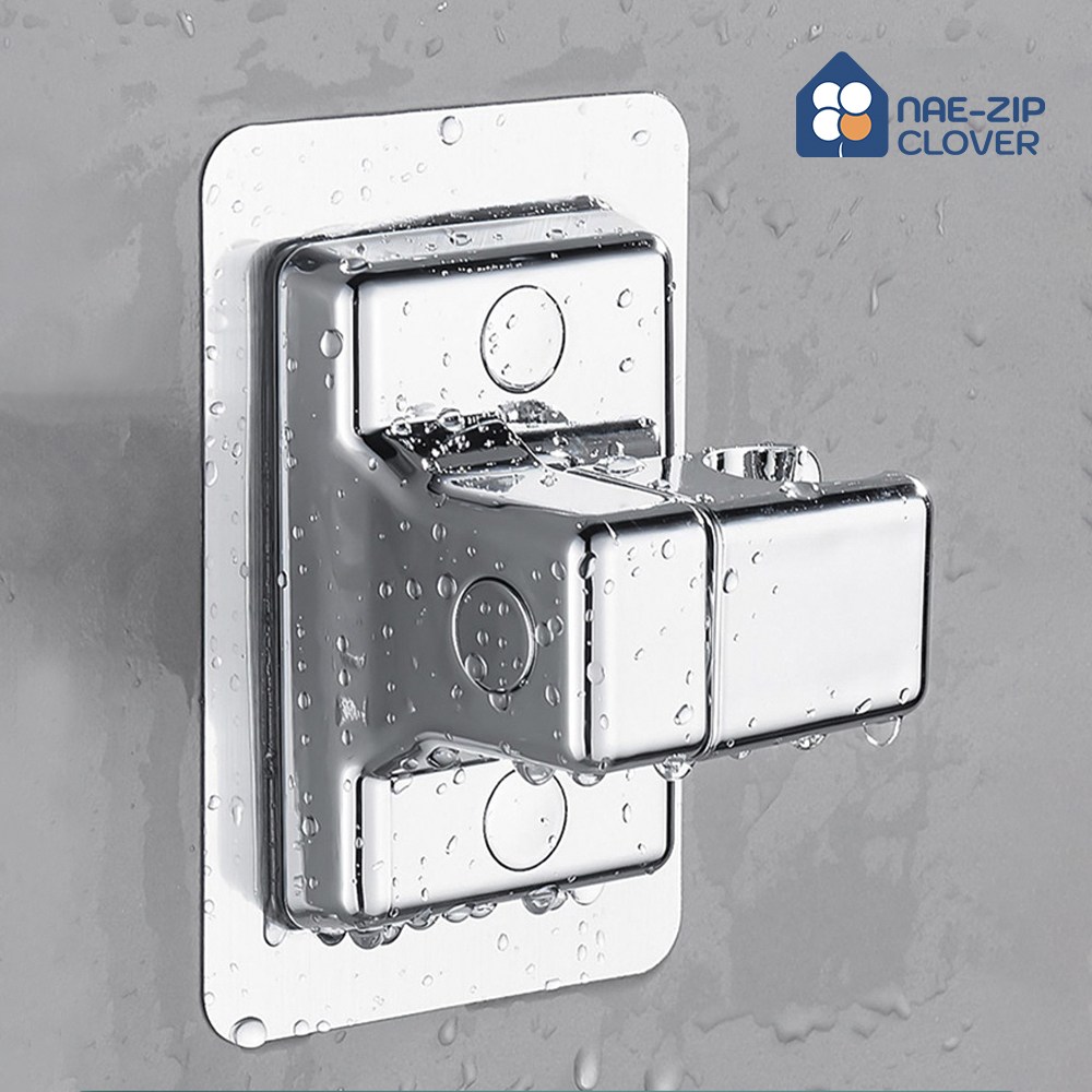 초강력 접착식 샤워기 거치대 고급형, 1개, 고급형 실버 6,800원