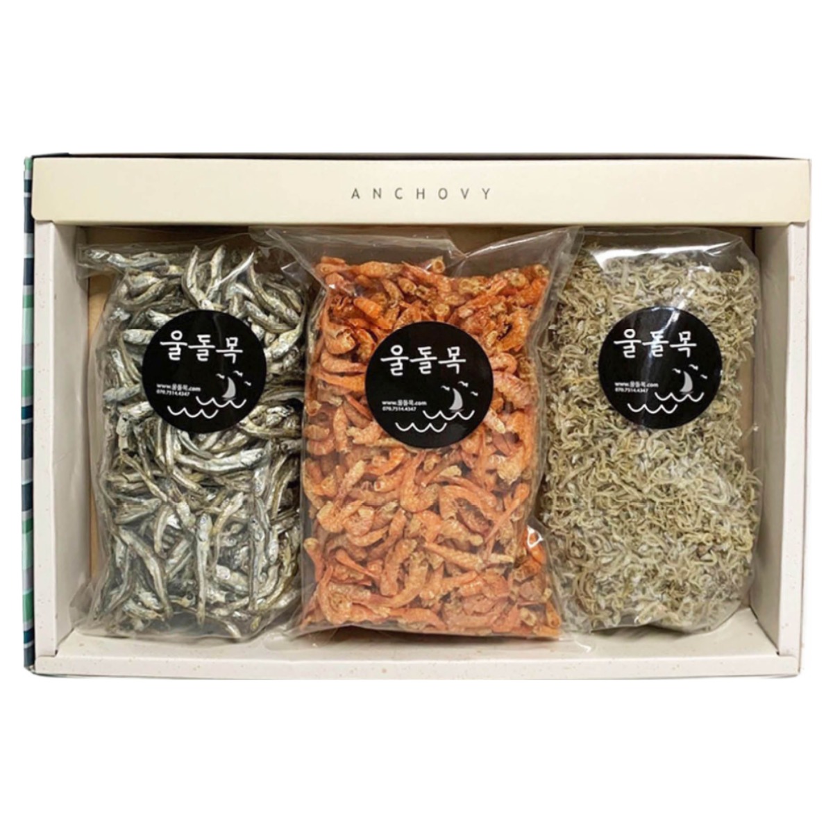 울돌목 멸치3종 선물세트 볶음멸치 꽃새우 마음2호 명절 선물세트 30,800원