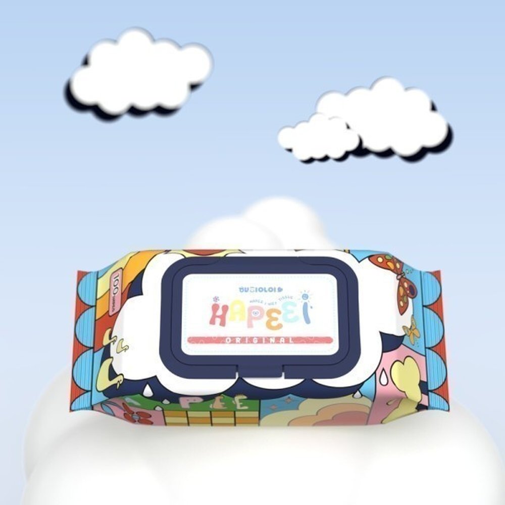 해피아이 초순수 엠보싱 아기 물티슈 오리지널 캡형 100매 10팩 21,480원