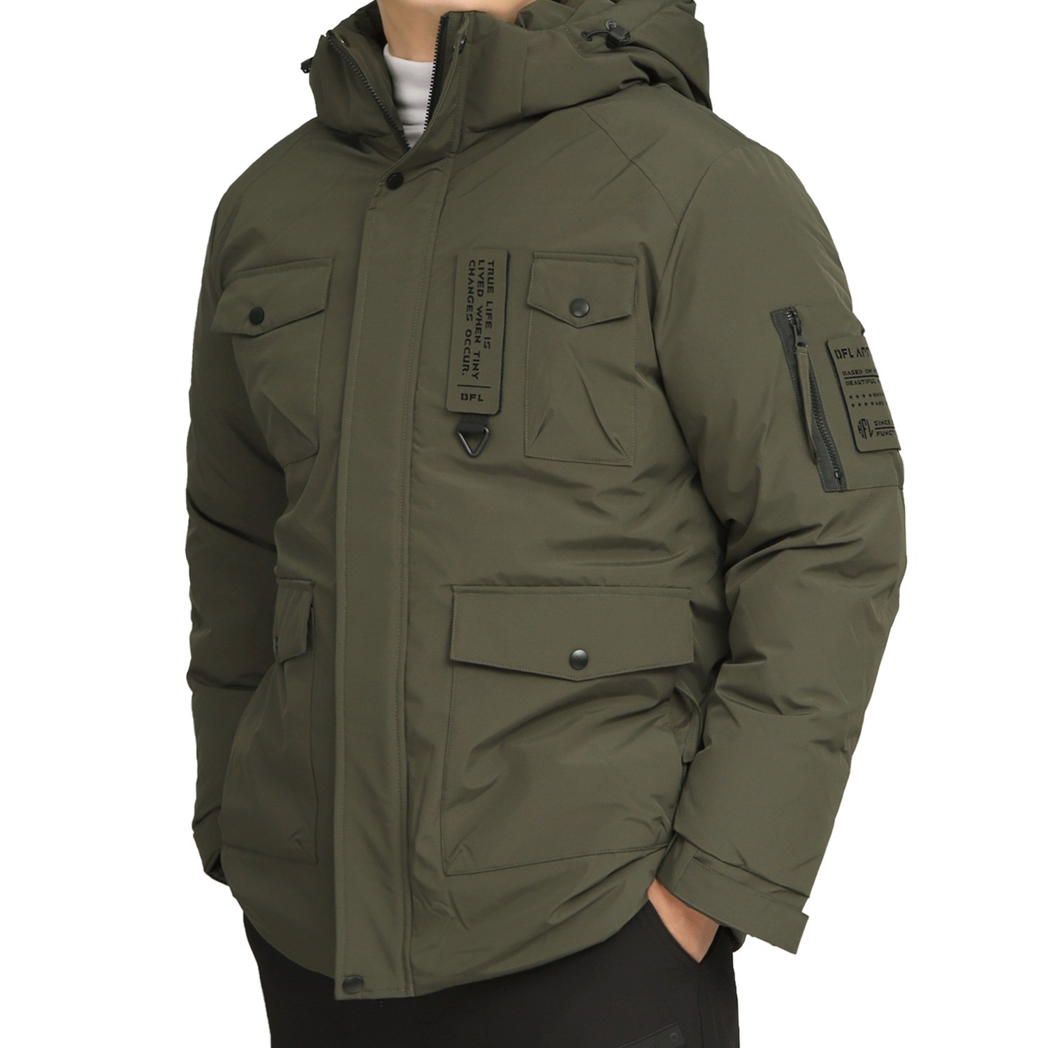 BFJD4771 버팔로 겨울 남성 해비 후드 패딩점퍼 캠핑 아웃도어 89,800원