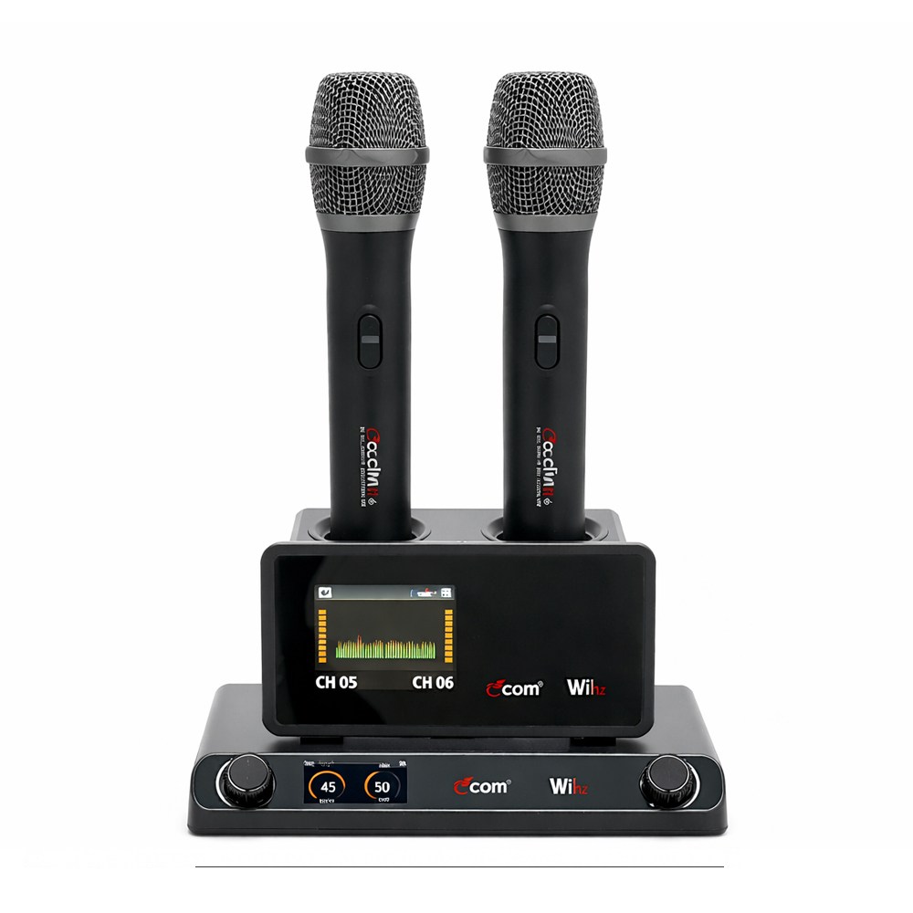 디지탈컴 Wi25 LCD 커스텀 무선마이크 노래방마이크 고급형, 블랙, 색상 310,000원