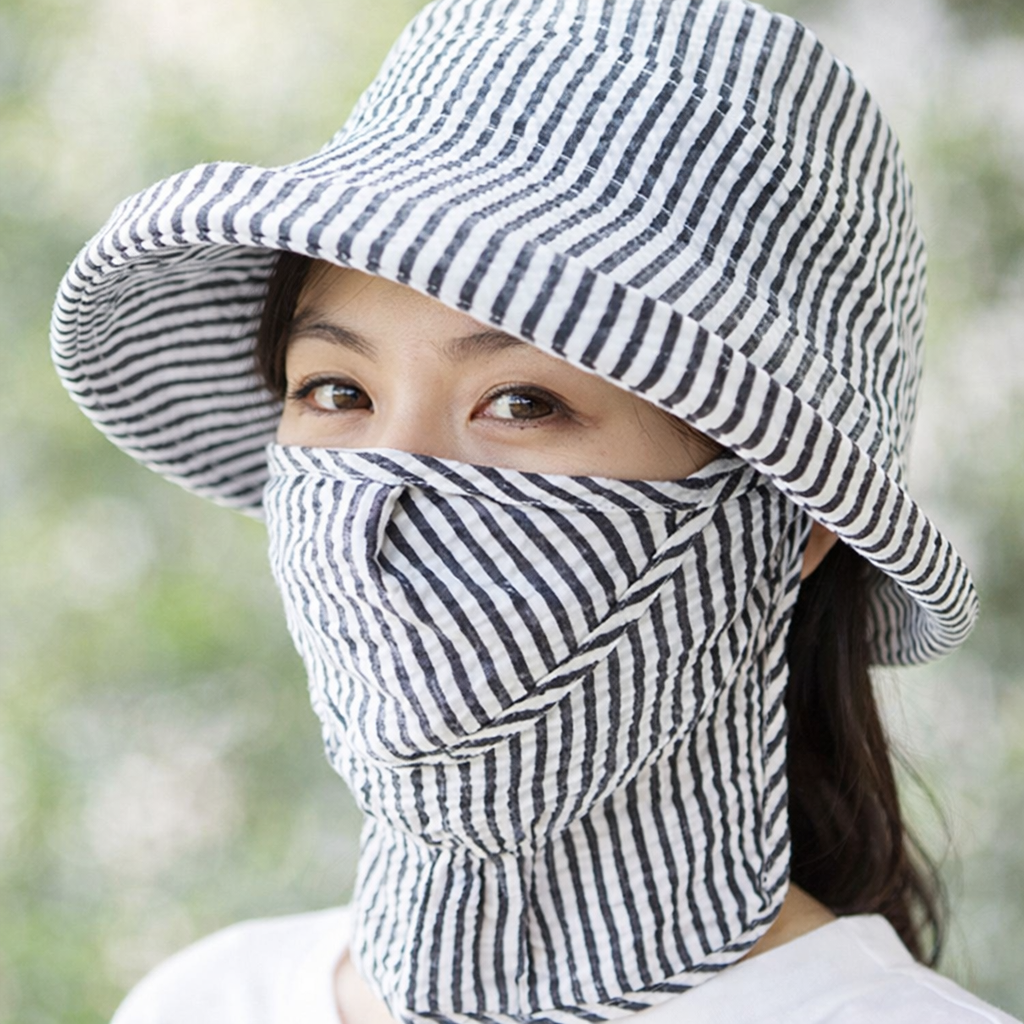 포로드 지지미 벙거지 모자 마스크 세트 물놀이 휴가 바캉스 여행 29,000원