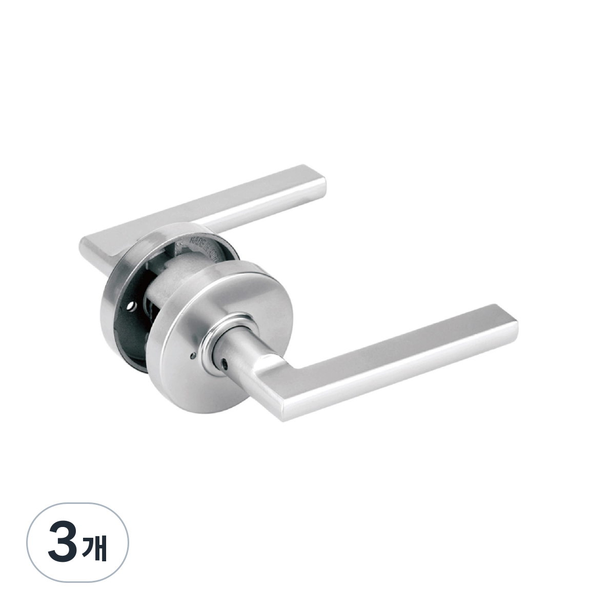 엔젤 방문손잡이 ETL-501 그레이 레버형 문손잡이 문고리 버튼형, 그레이, 3개 52,900원